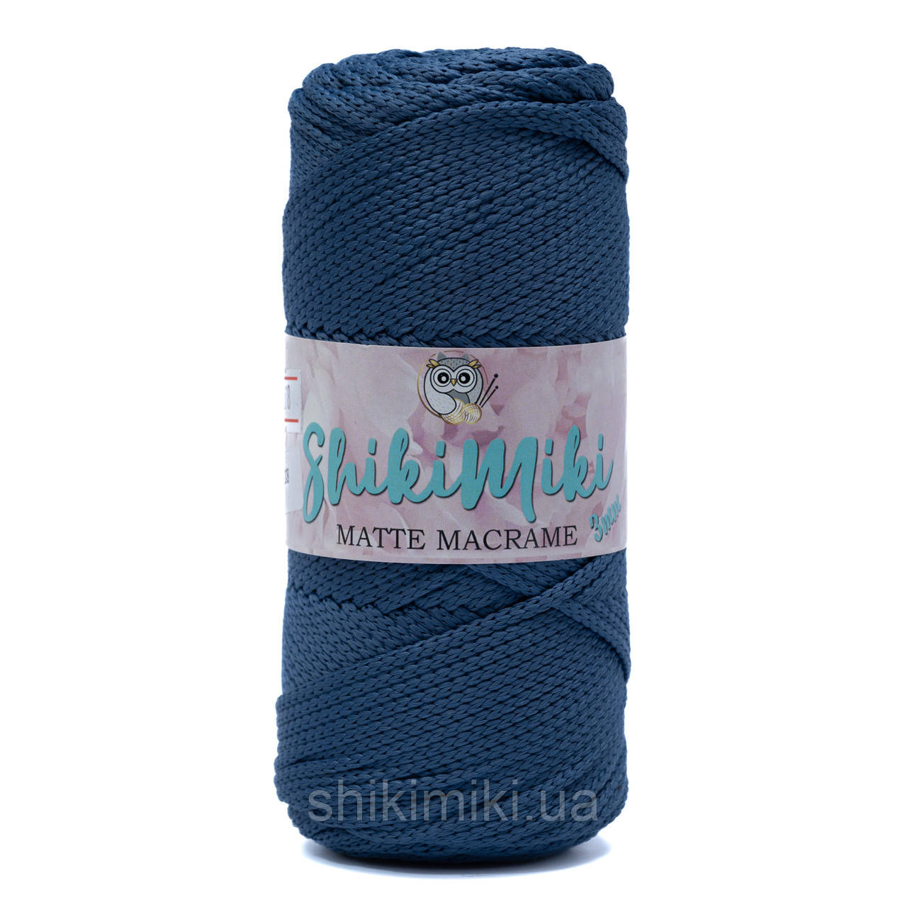 Шнур поліефірний Matte Macrame 3 mm, колір Маренго, фото 1