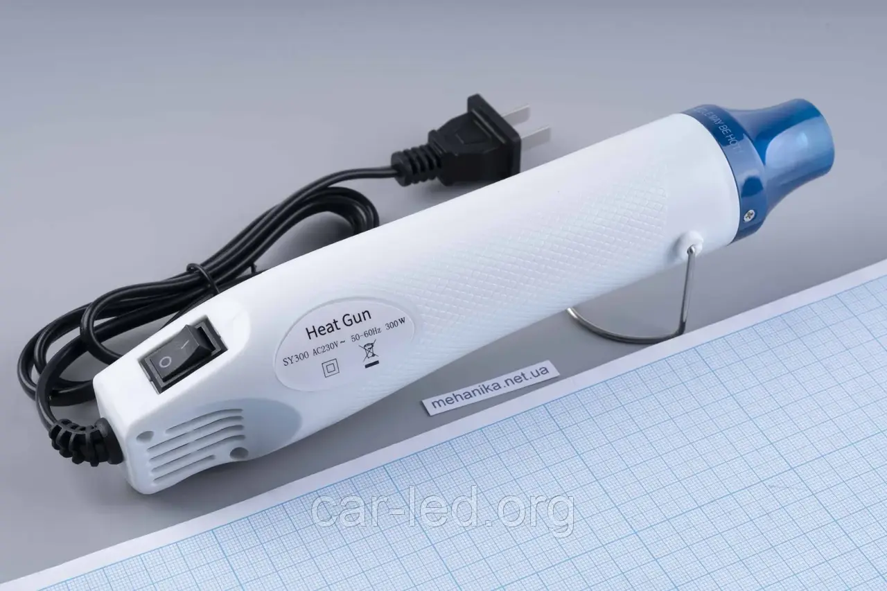 Портативний фен SY300 для термоусадки, 300Вт, 220В, фото 1