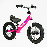 Велобіг CORSO Navi NV-12411 (1) сталева рама, колесо 12, надувні колеса, підніжка, підставка для ніг,