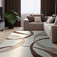Турецький килим з високим ворсом 150х230 см Super Lux Shaggy CREAM 7368A