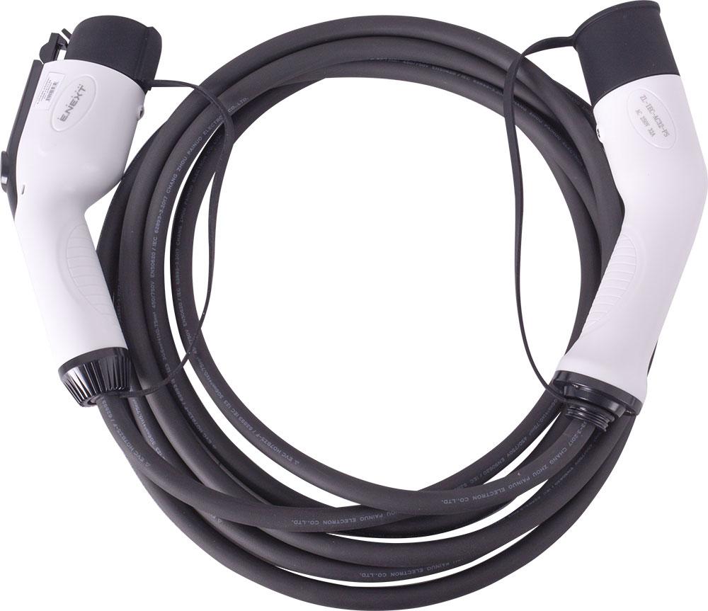 Перехідник e.charge.adapter.cable.T2-T1.32 із Т2 на Т1, кабель 5м, 32А, фото 1