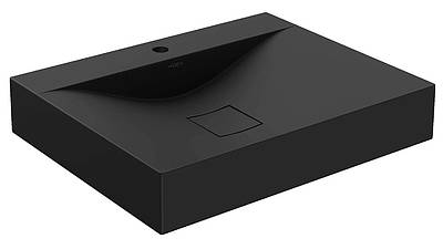 Умивальник (раковина) MEXEN POLI 60 BLACK MATT чорний накладний підвісний *