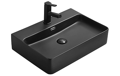 Умивальник (раковина) MEXEN LARA 60 BLACK MATT накладний підвісний *