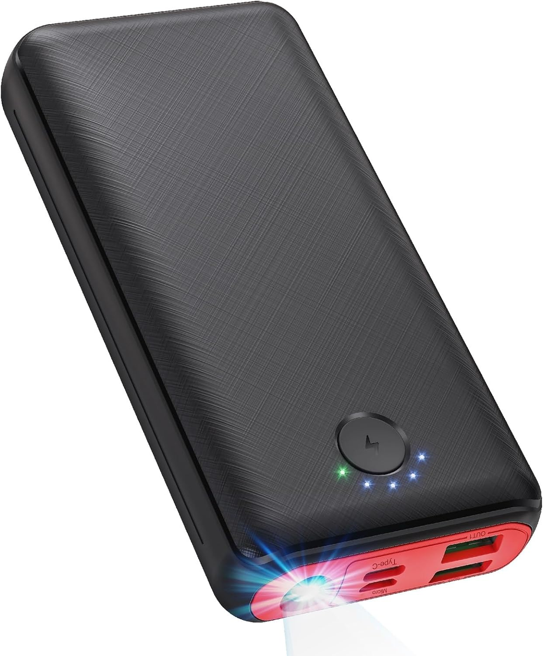 Портативний зарядний пристрій із зовнішнім акумулятором Jiga Powerbank 30000 мАг, блок живлення USB-C