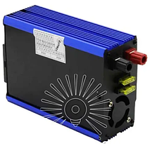 Інвертор синій корпус Lemanso LM40101 з 12VDC до 230V AC 300 W 360VA, фото 3