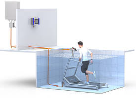 Підводна бігова доріжка Fusion free standing (hydro physio)