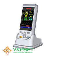 Ветеринарный мини-монитор пациента PM-6, SPO2+НІАТ+t+ECG+Pulse