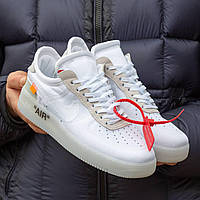 Мужские кроссовки Nike Air Force 1 Low Off-White белого цвета