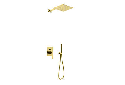 Душова система KOHLMAN EXPERIENCE 30 GOLD + BOX прихованого монтажу *