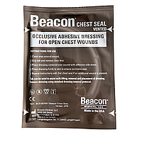 Повязка окклюзионная вентилируемая Beacon Chest Seal (2шт в упаковке)