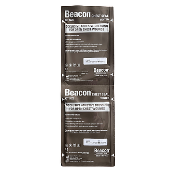 Пов'язка оклюзійна вентильована Beacon Chest Seal TWIN PACK