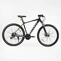 Спортивный алюминиевый велосипед Corso Antares 29" дюймов рама 21", Shimano Altus 24S, собран на 75%