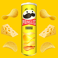 Чипсы Pringles Cheesy Cheese 165г. (Принглс Сырный Сыр)