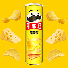Чипси Pringles Cheesy Cheese 165г. (Принглс Сирний Сир)