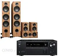 Домашній кінотеатр Onkyo Kino domowe TX-RN6100B + TAGA TAV-607 Dąb