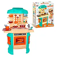 Игрушечная кухня Подсветка, звук, пар, 29 аксессуаров, "Technok Toys", в коробке 7011