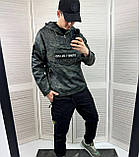 Чоловіча куртка вітровка анорак Stone Island CK6452 хакі S, XL, XXL, фото 9