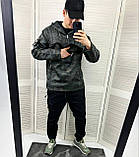 Чоловіча куртка вітровка анорак Stone Island CK6452 хакі S, XL, XXL, фото 4