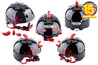 Шлем детский открытый (черный) (DEVIL) GSB