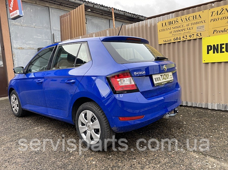 Оцинкований фаркоп на Skoda Fabia III Хетчбек 2018-2021 (Шкода Фабія), фото 1