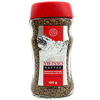 Кава розчинна Свіссо Кафе Swisso Kaffee 100g 6шт/ящ (Код: 00-00016081)
