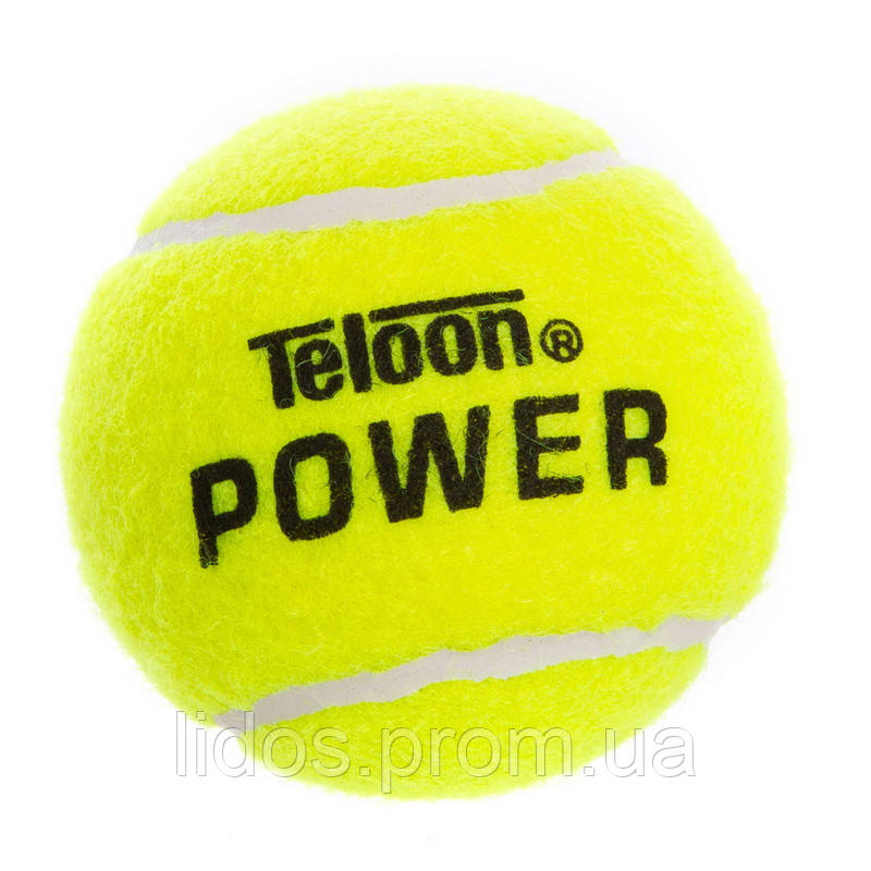 Мяч для большого тенниса TELOON POWER T616P3 3шт салатовый ld - фото 4 - id-p2144328578