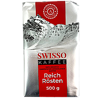 Кава грубого помелу (мелена) Свіссо Swisso reich rosten 500g 12шт/ящ (Код: 00-00016139)