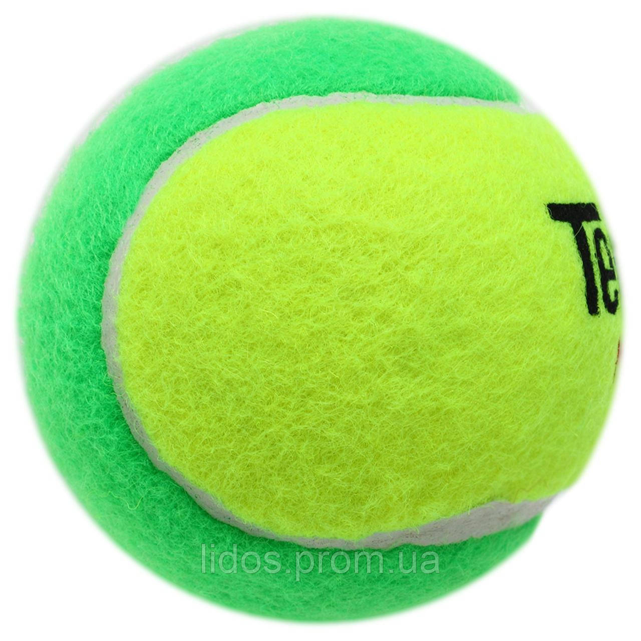 Мяч для большого тенниса TELOON KIDS MID Stage-1 48шт зеленый-салатовый ld - фото 6 - id-p2144328588
