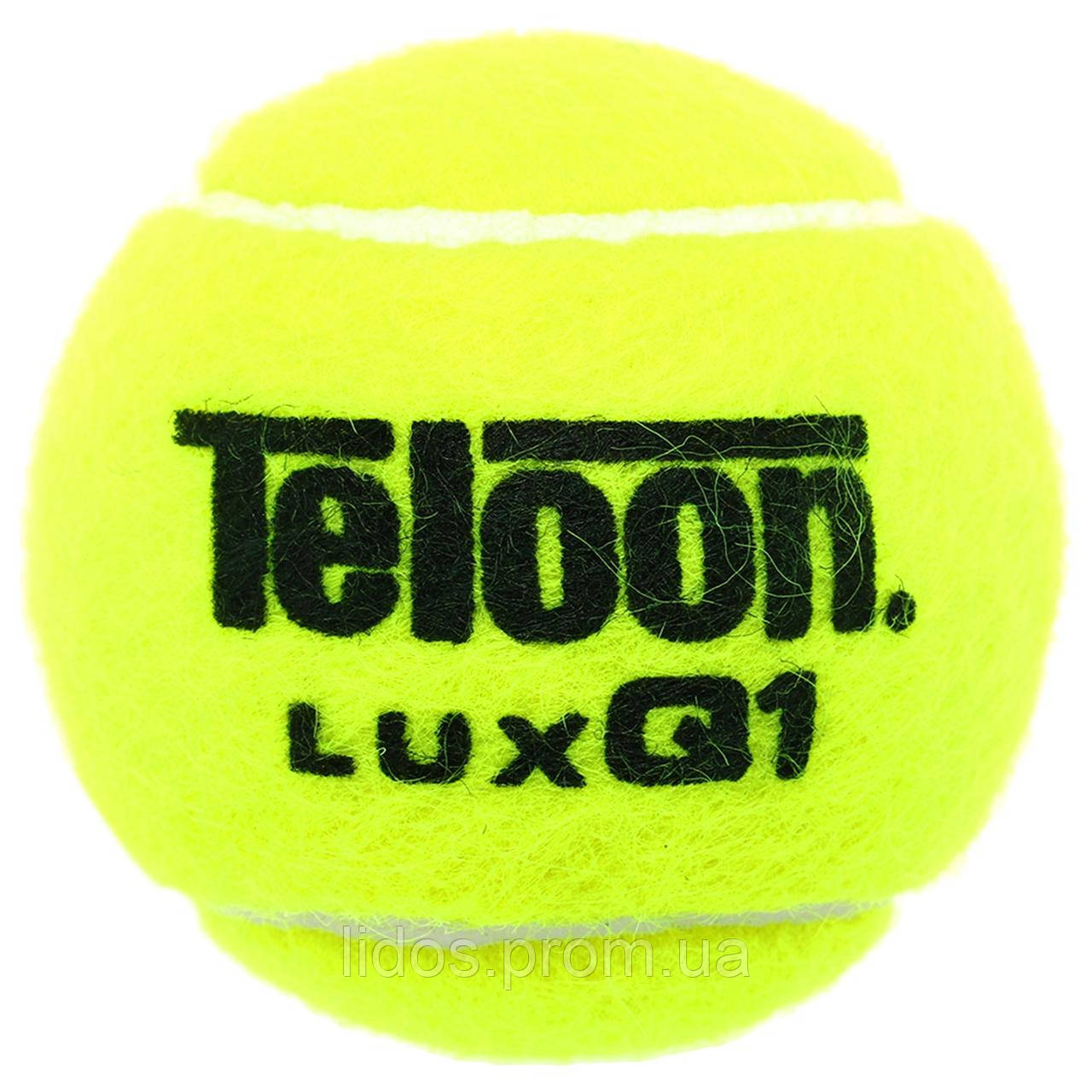 Мяч для большого тенниса TELOON LUX Q1 T808-3 3шт салатовый ld - фото 4 - id-p2144328590