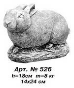 Фігури тварин «Заєць» 14х24 см, Н=18 см арт.526
