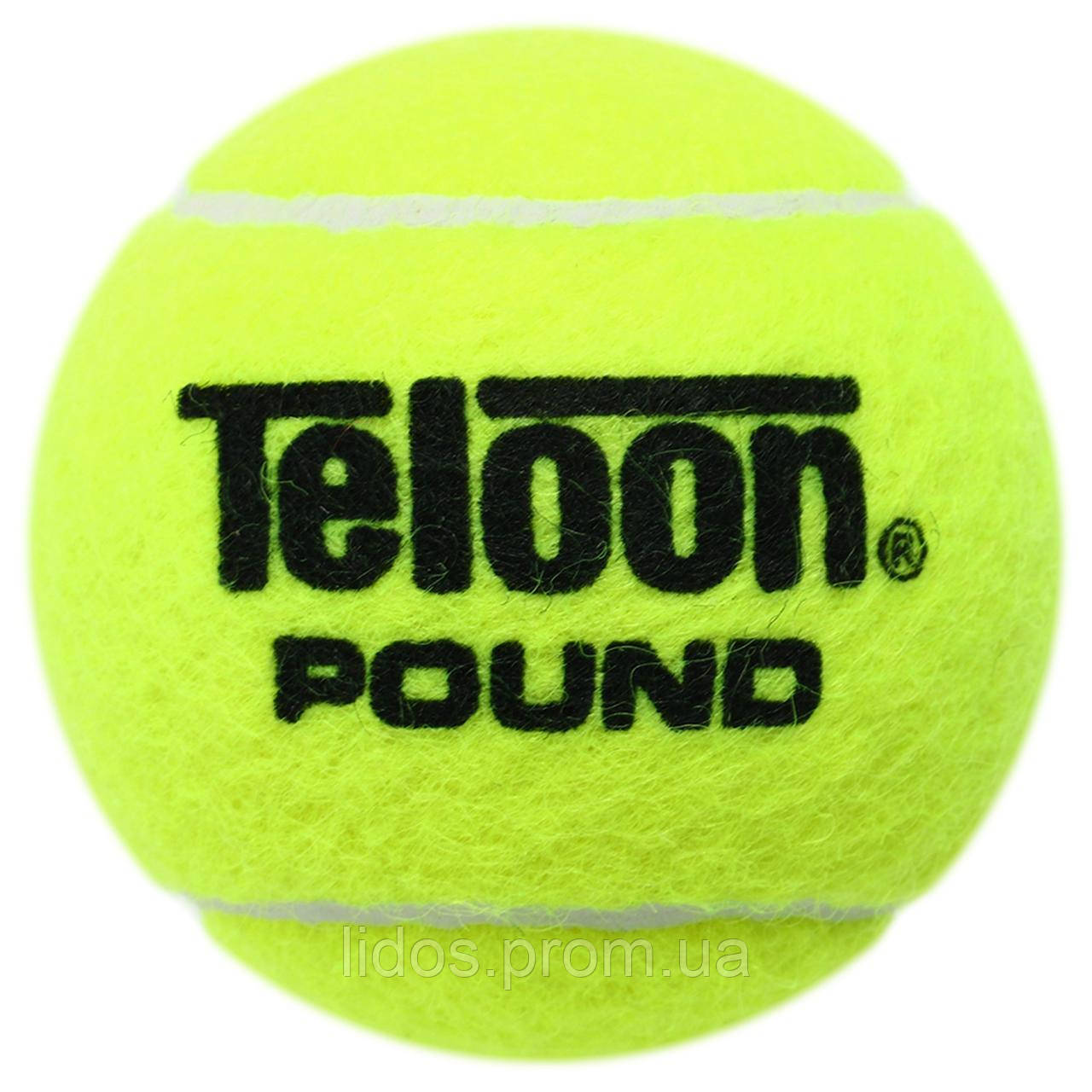 Мяч для большого тенниса TELOON TOUR POUND T818-3 3шт салатовый ld - фото 4 - id-p2144328594