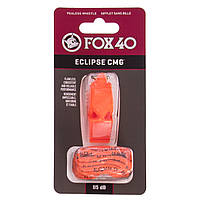 Свисток судейский пластиковый ECLIPSE CMG FOX40-ECLIPSE цвет оранжевый ld