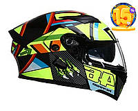 Шлем трансформер (mod: MY90) (size:XL, разноцветный) FGN