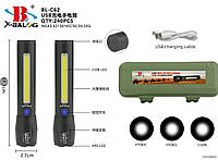 Фонарь Police с боковой подсветкой BL C62 COB+USB CHARGE (240 шт/ящ)