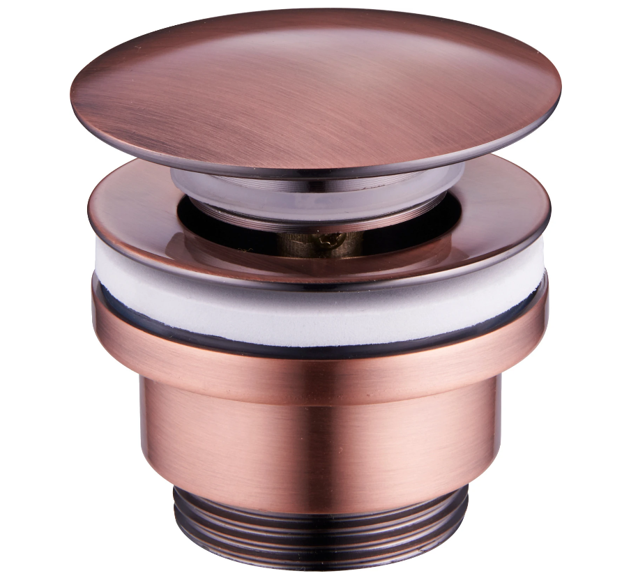 Донний клапан для раковини MEXEN CLICK-CLACK COPPER ROSE універсальний *