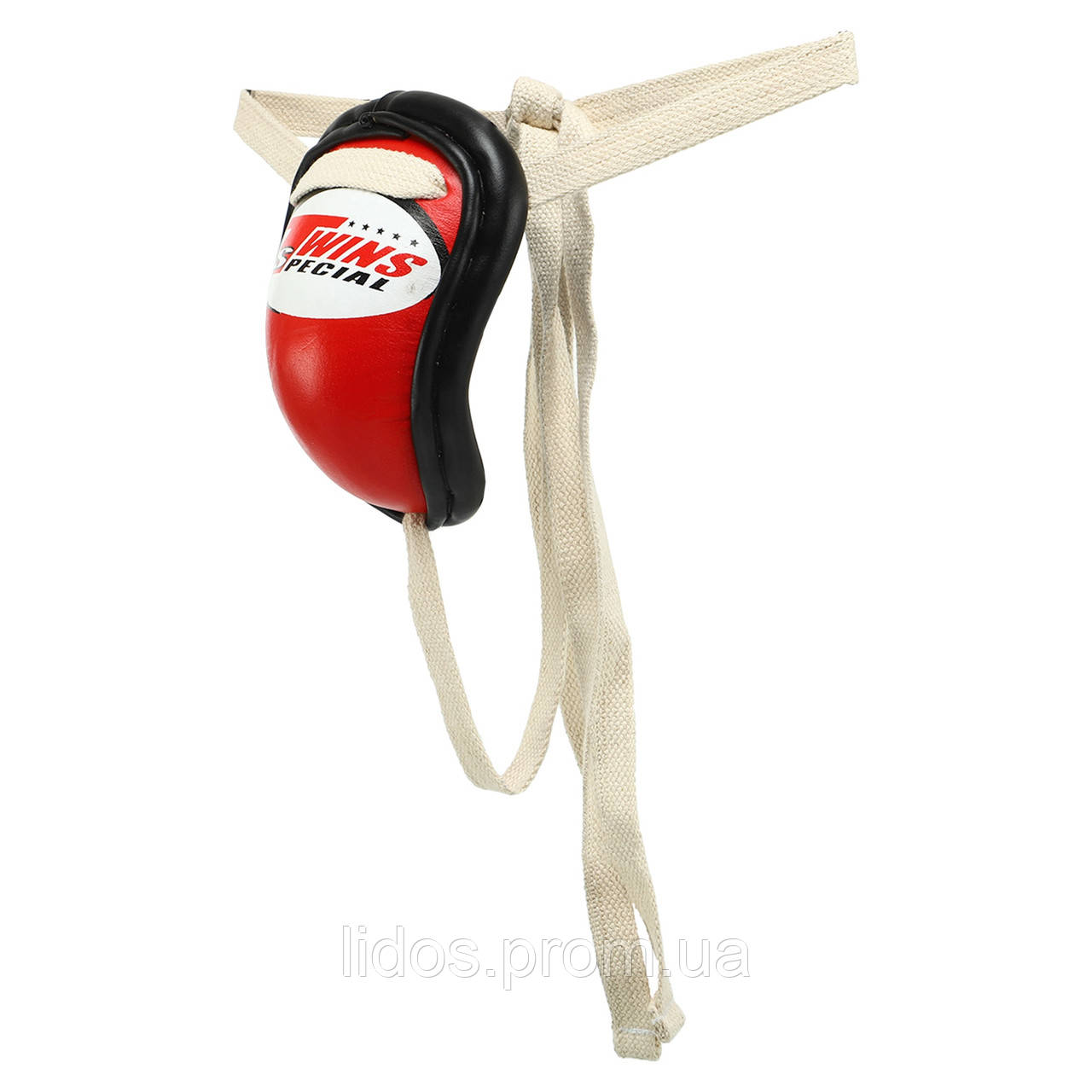 Защита паха (ракушка) для тайского бокса TWN PD630 размер M цвет красный ld - фото 3 - id-p2144448629