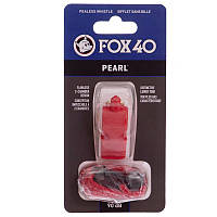 Свисток судейский пластиковый PEARL FOX40-PEARL цвет красный ld