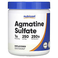 Агматин-сульфат Nutricost Agmatine Sulfate Powder 250 г (250 порц.)