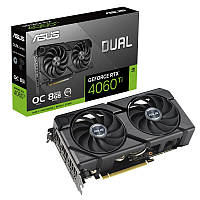Відеокарта GF RTX 4060 Ti 8GB GDDR6 Dual Evo OC Asus (DUAL-RTX4060TI-O8G-EVO)