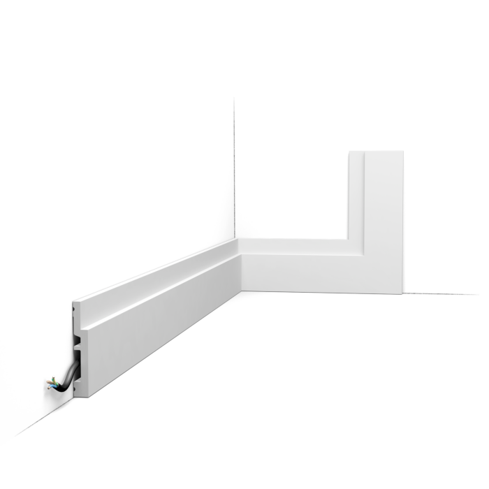 Плінтус підлоговий Orac SX187 (7,5х1,2)см, довжина 2м, фото 1