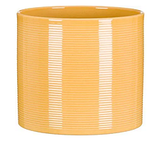Кашпо для квітів Scheurich Inspiration 1,52 л 14", жовтогарячий