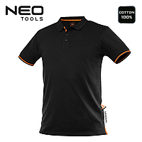 Рубашка-поло рабочая мужская черная Neo Garage, размер XL/54 NEO (81-657-XL)