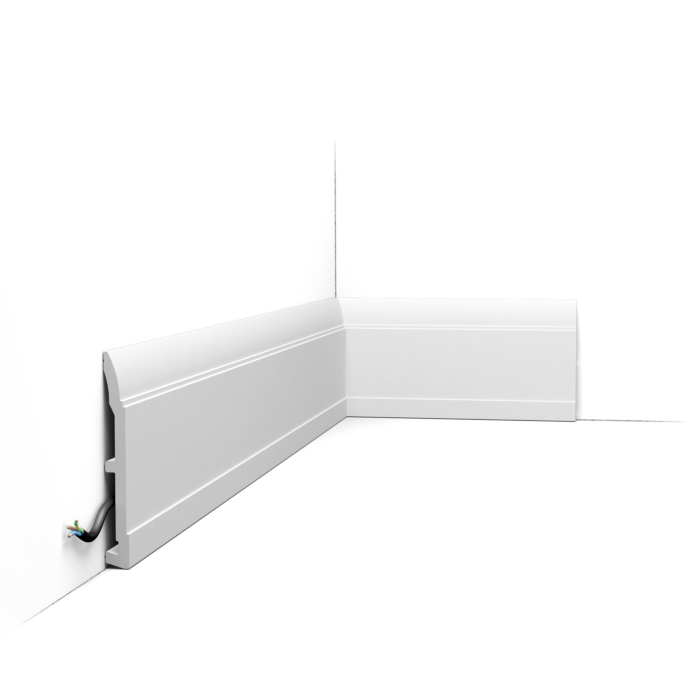 Плінтус підлоговий Orac SX104 (14,8х1,7)см, довжина 2м