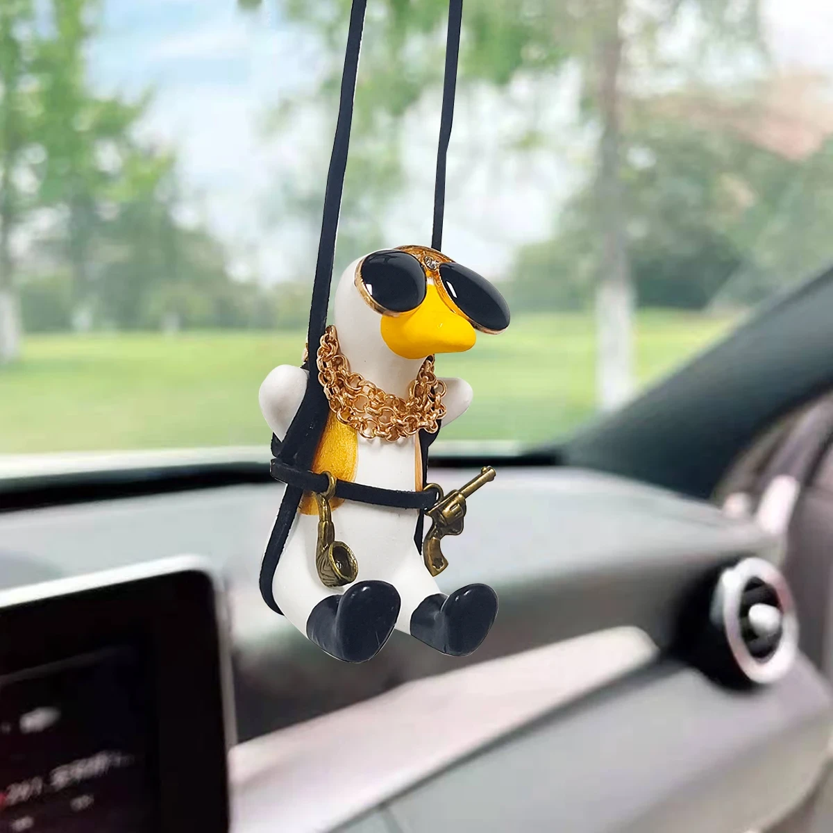 Прикраса для приладової панелі, декор для автомобіля, розсувний милий ведмідь, декор для автомобіля, фото 1