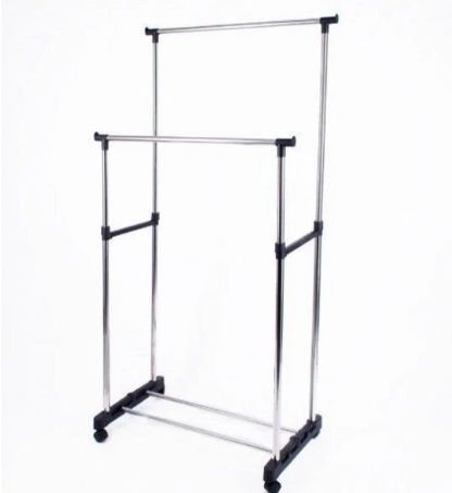 Телескопічна стійка-вішалка Double Pole DC-0025  155/75/35см