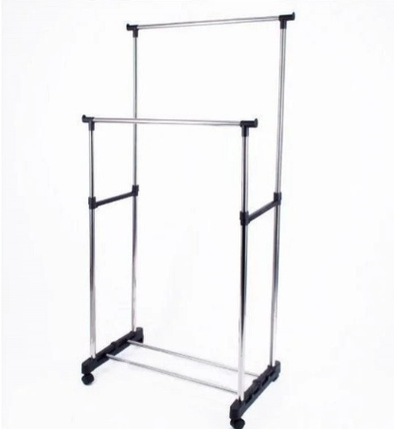 Телескопічна стійка-вішалка Double Pole DC-0025  155/75/35см, фото 1