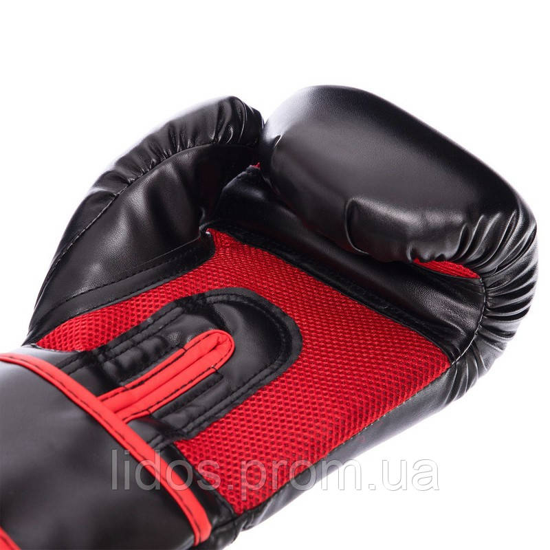Перчатки боксерские UFC Myau Thai Style UHK-69673 12 унций черный ld - фото 4 - id-p2144370950