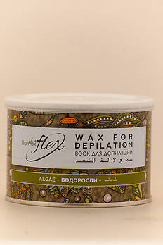 ItalWax FLEX теплий Віск в металевій банці 400 мл - Водорості