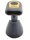 Сканер бездротовий ALEO AL-EX10RT + підставка receiver 2,4G + BT, image 2D, помаранч., фото 2