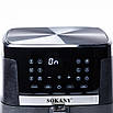 Аерофритюрниця SOKANY SK-10007 6.5 л 1800 Вт з таймером і терморегулятором без олії для смаження, фото 10
